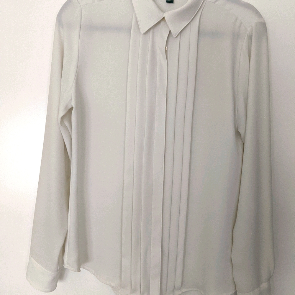 Ralph Lauren tuxedo blouse